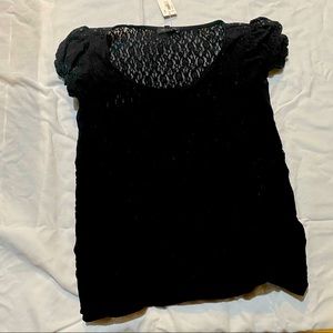 NEW black sheer Limited blouse